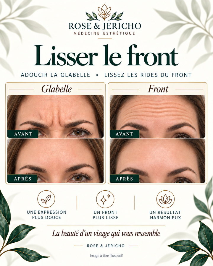 Front et glabelle