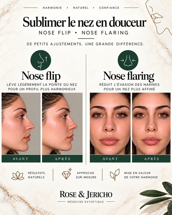Nose flip et nose flaring